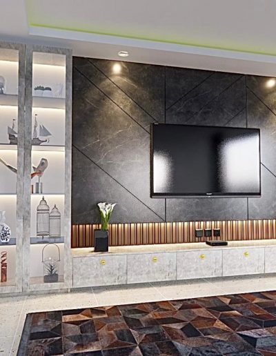 Backdrop TV Semarang project Kitchenset Adi Jaya galeri foto